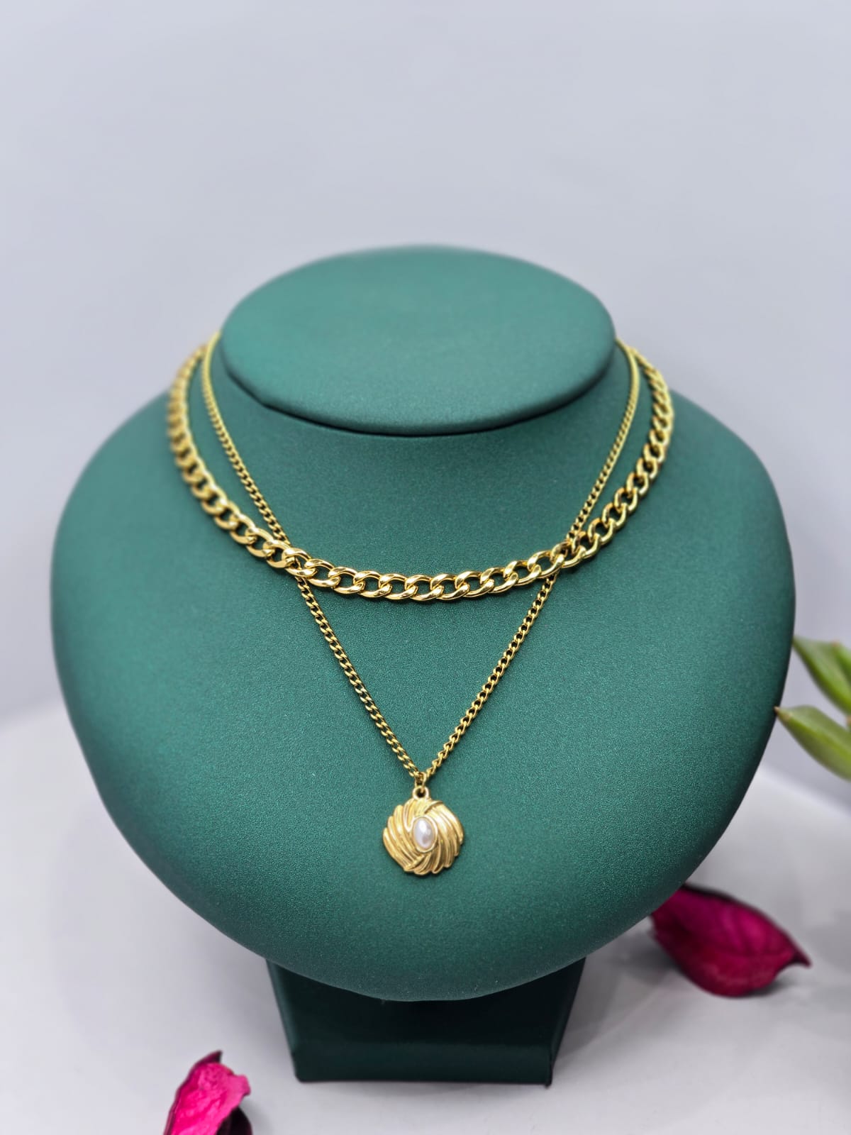 Layered necklace