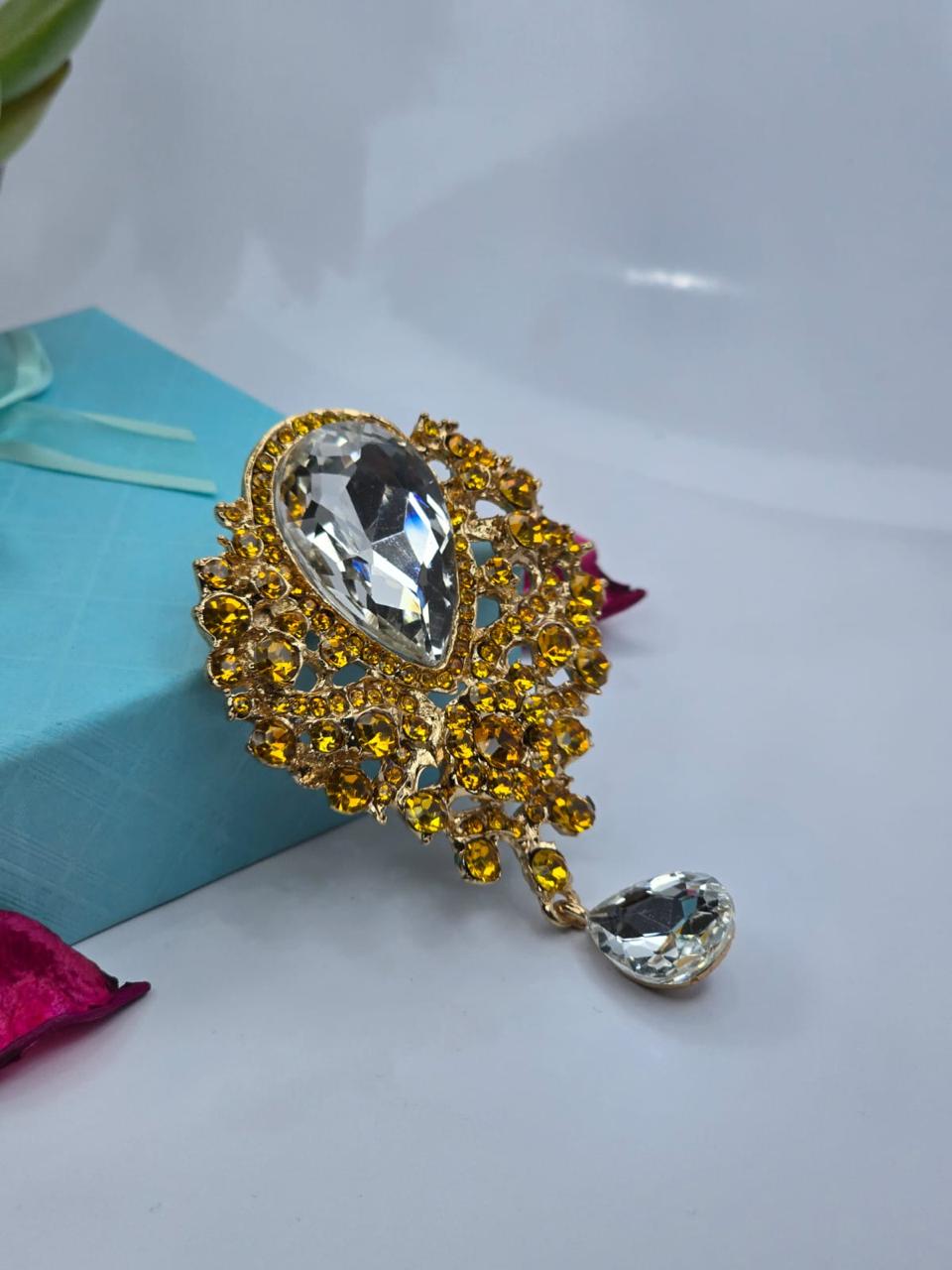 Rhinestone Brooch