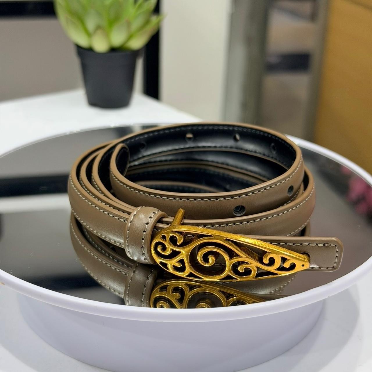 Skinny fashion belt