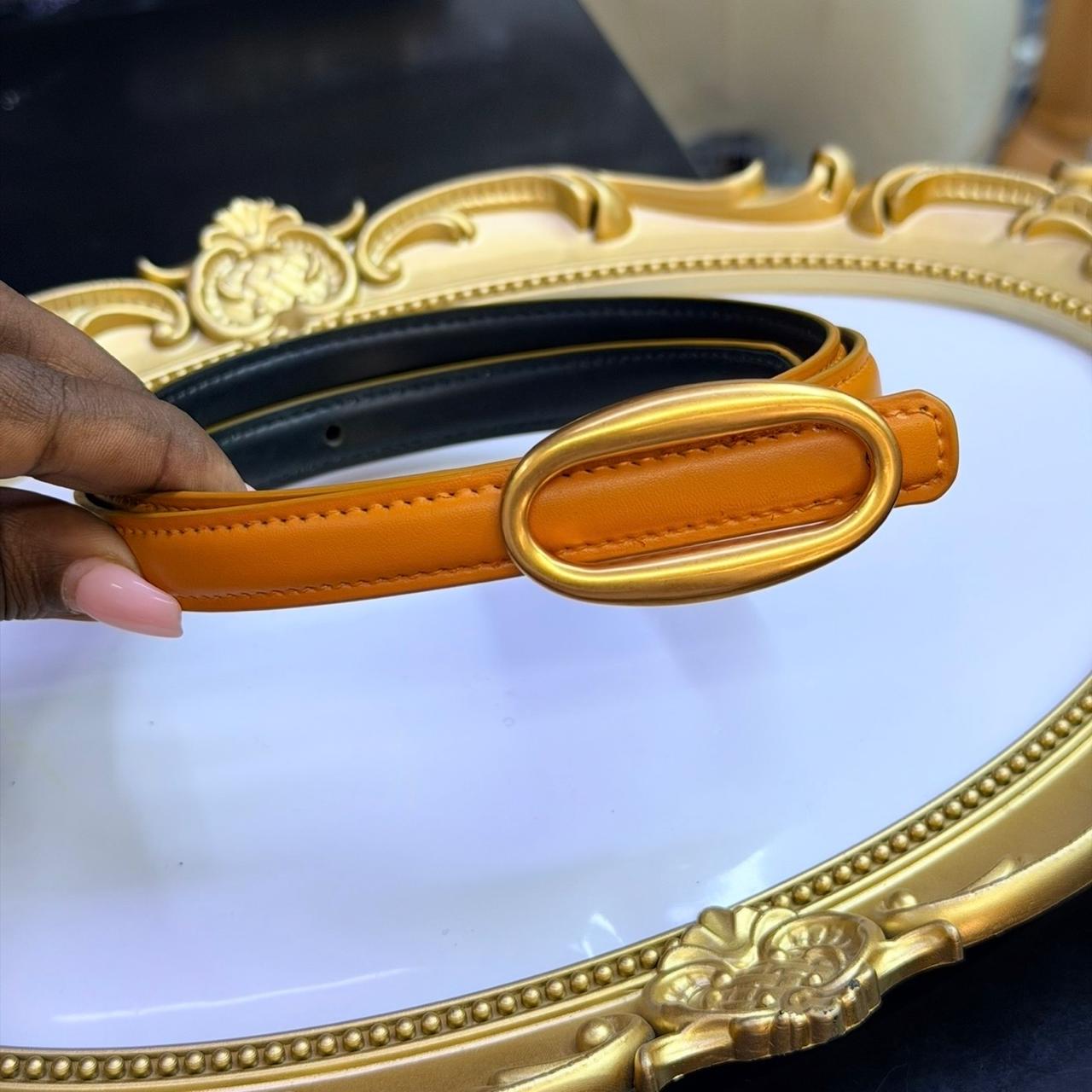Skinny fashion belt