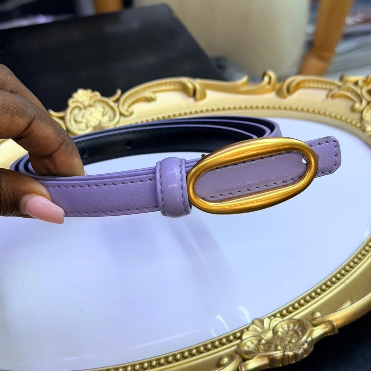 Skinny fashion belt