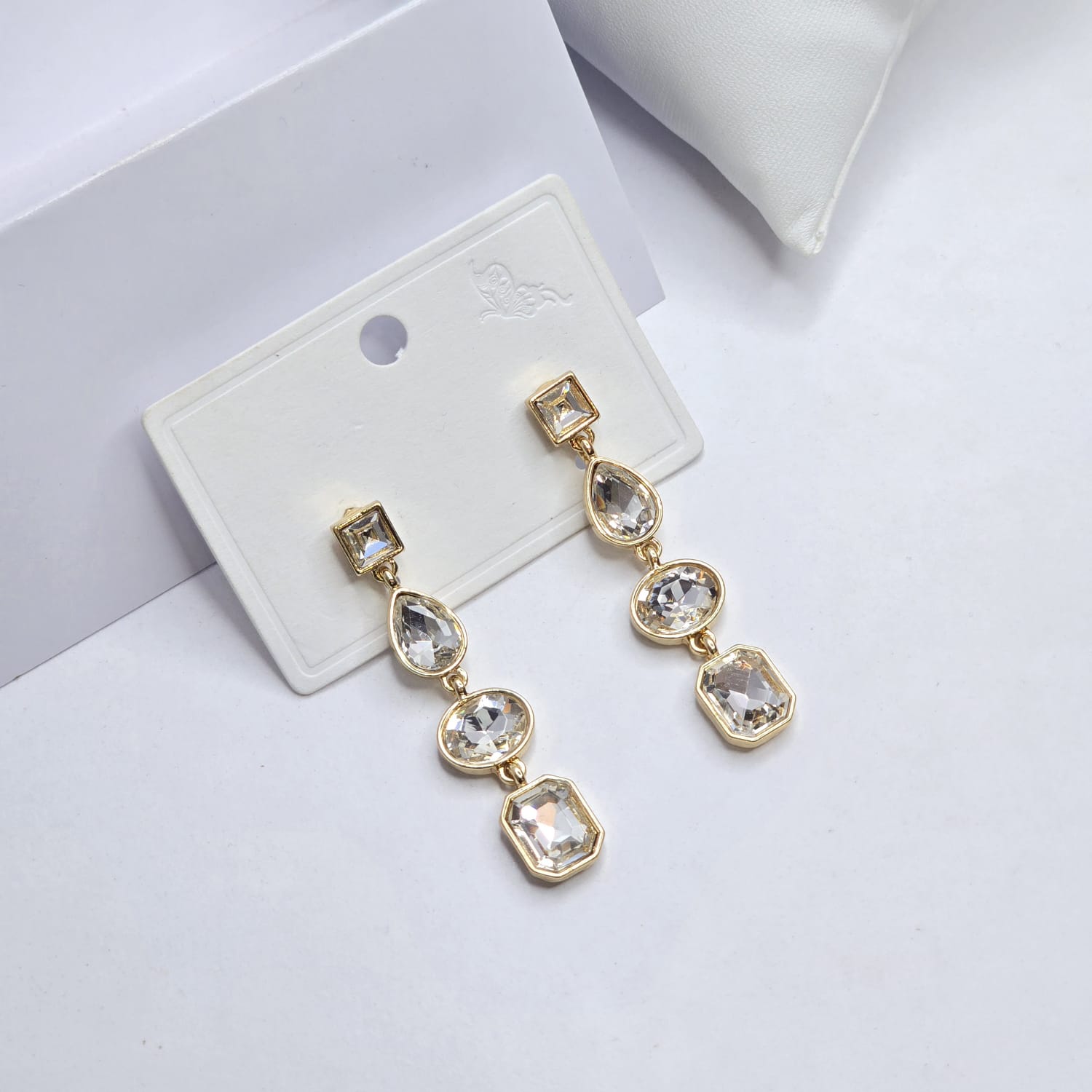 Rhinestone earrings