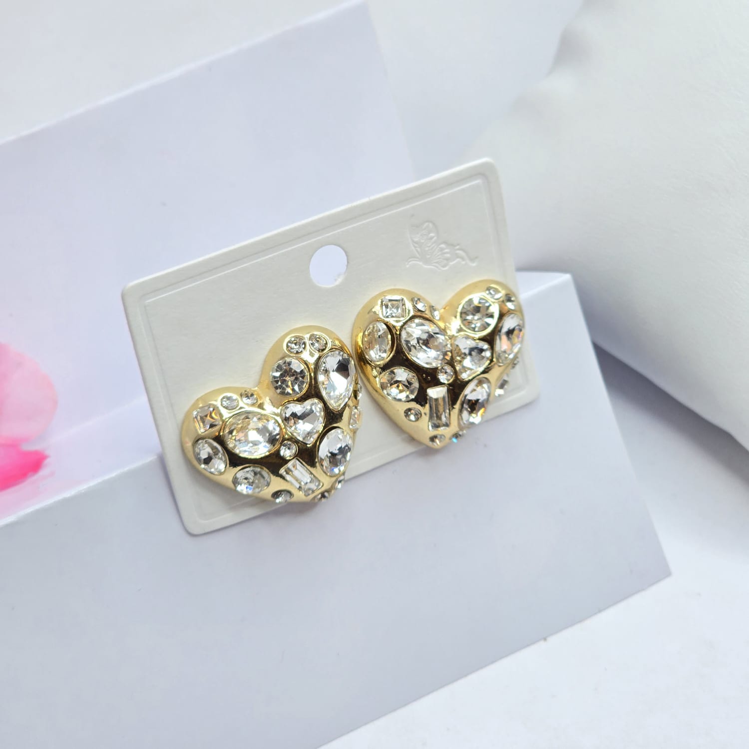 Rhinestone earrings