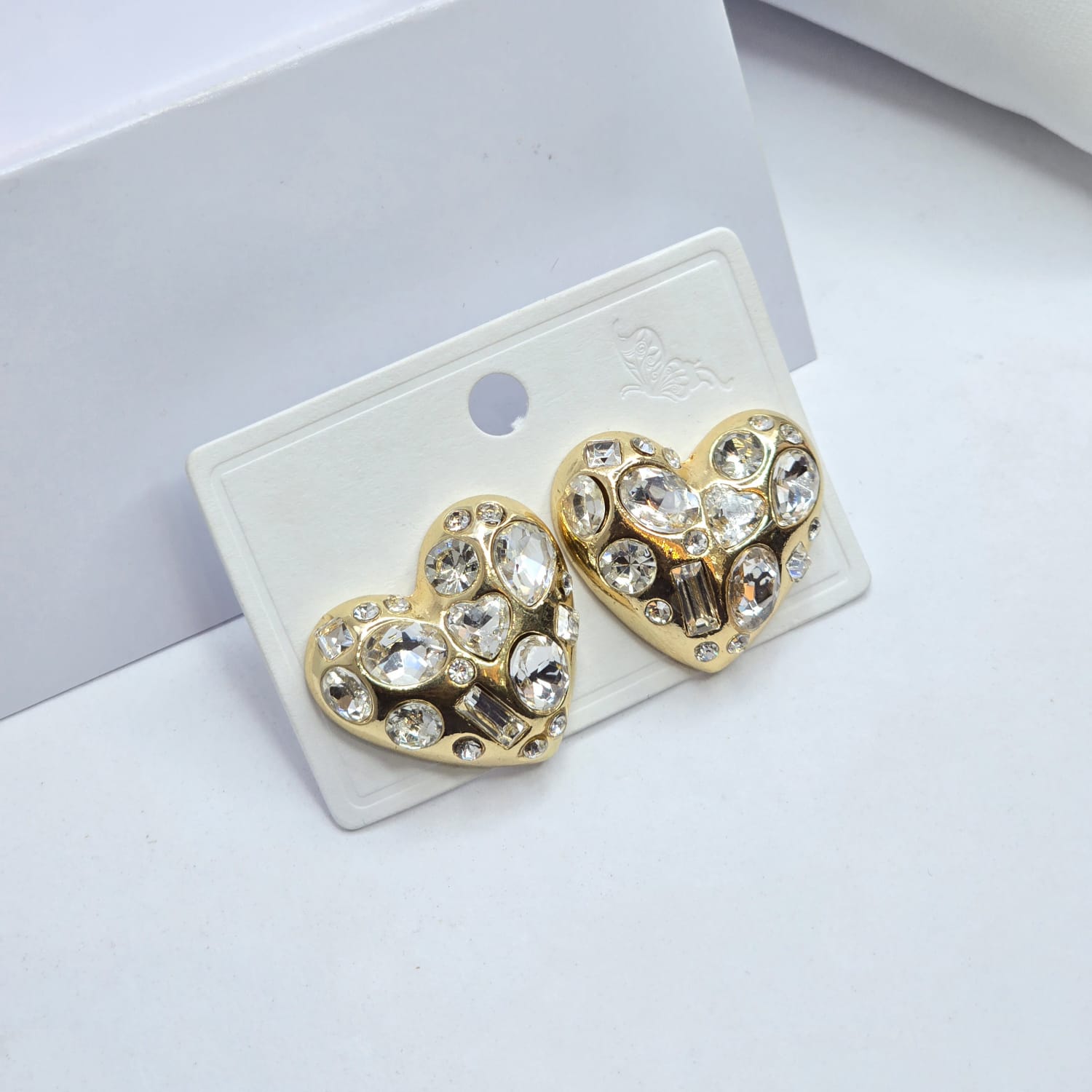 Rhinestone earrings
