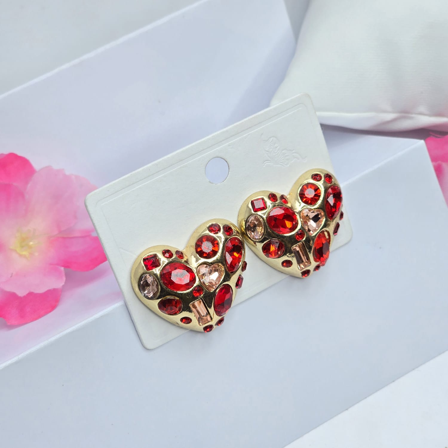 Rhinestone earrings
