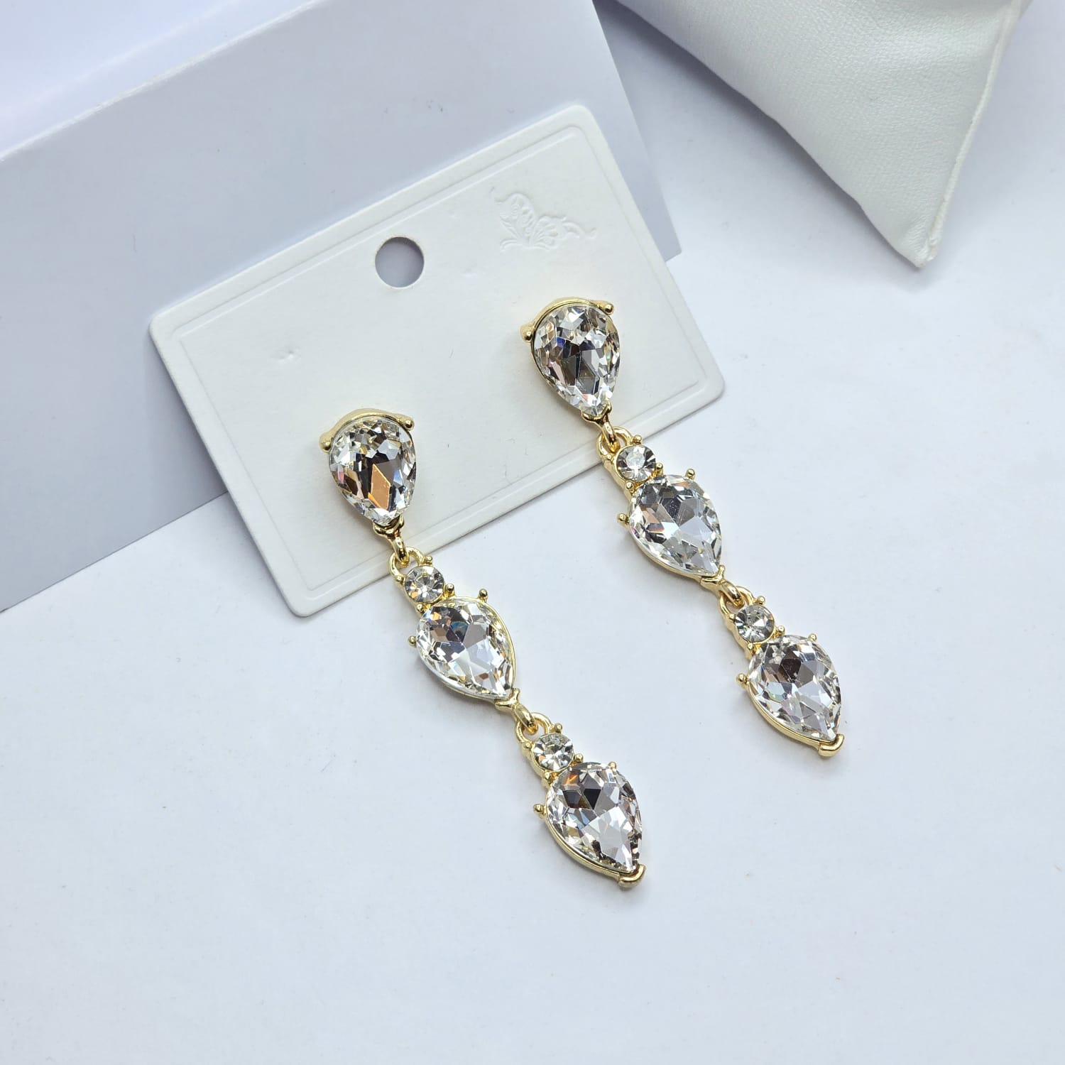 Rhinestone earrings