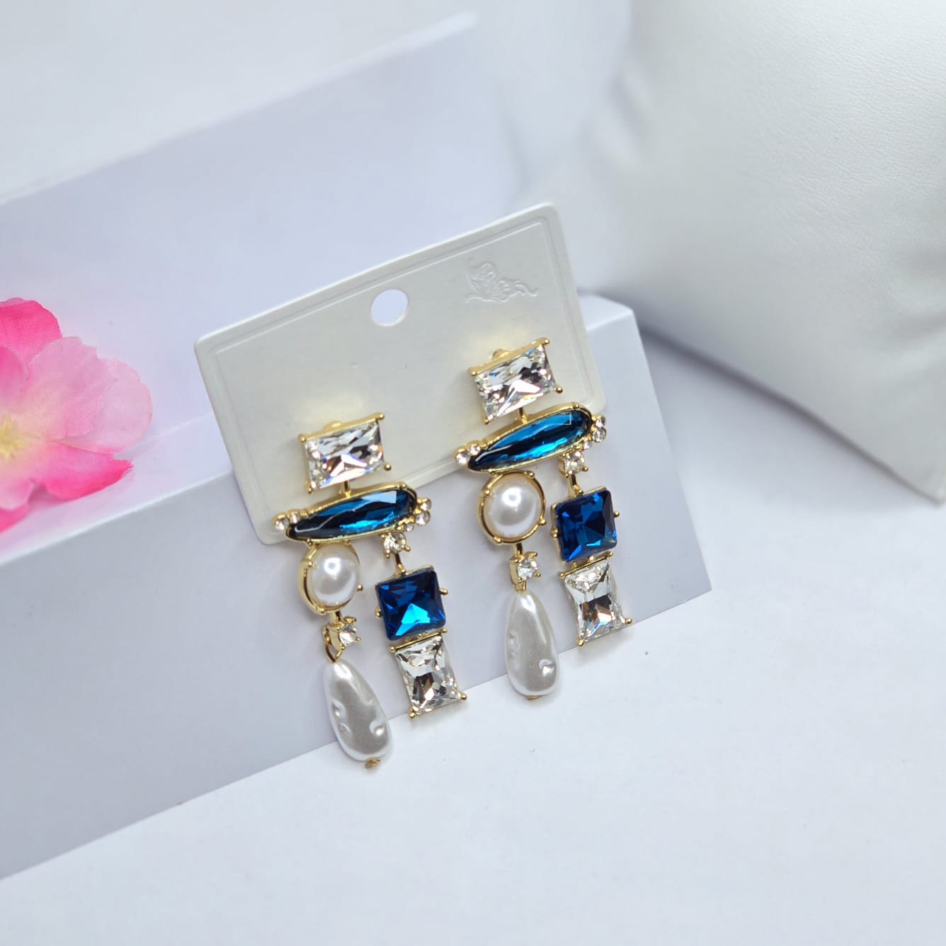 Rhinestone earrings