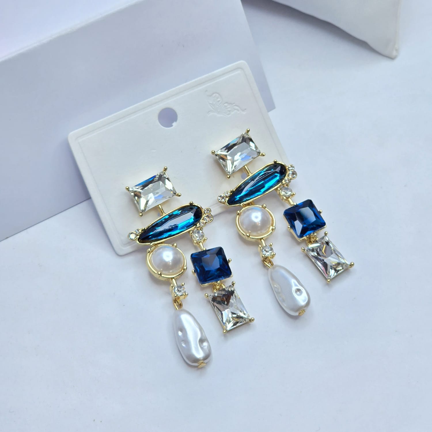 Rhinestone earrings
