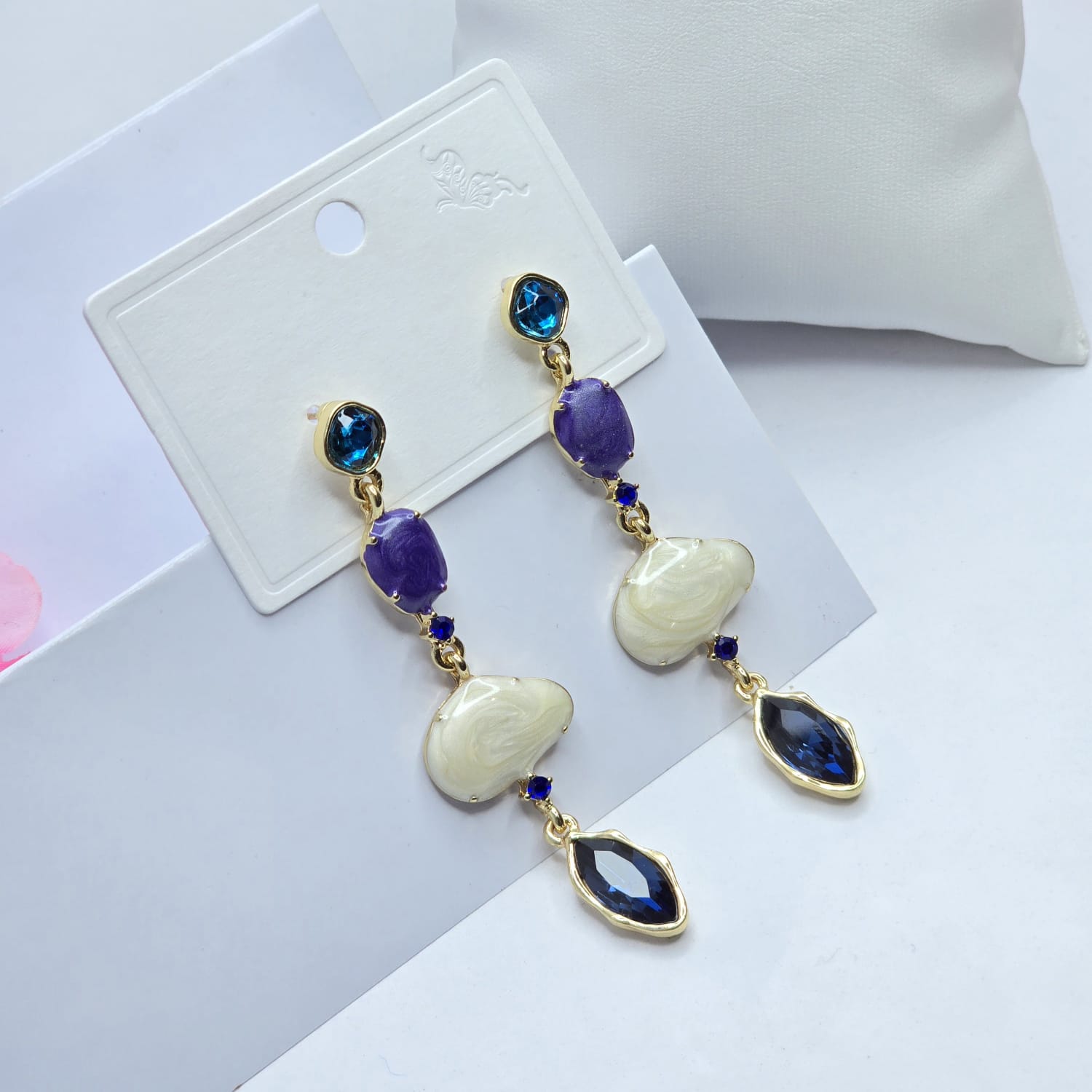 Rhinestone earrings