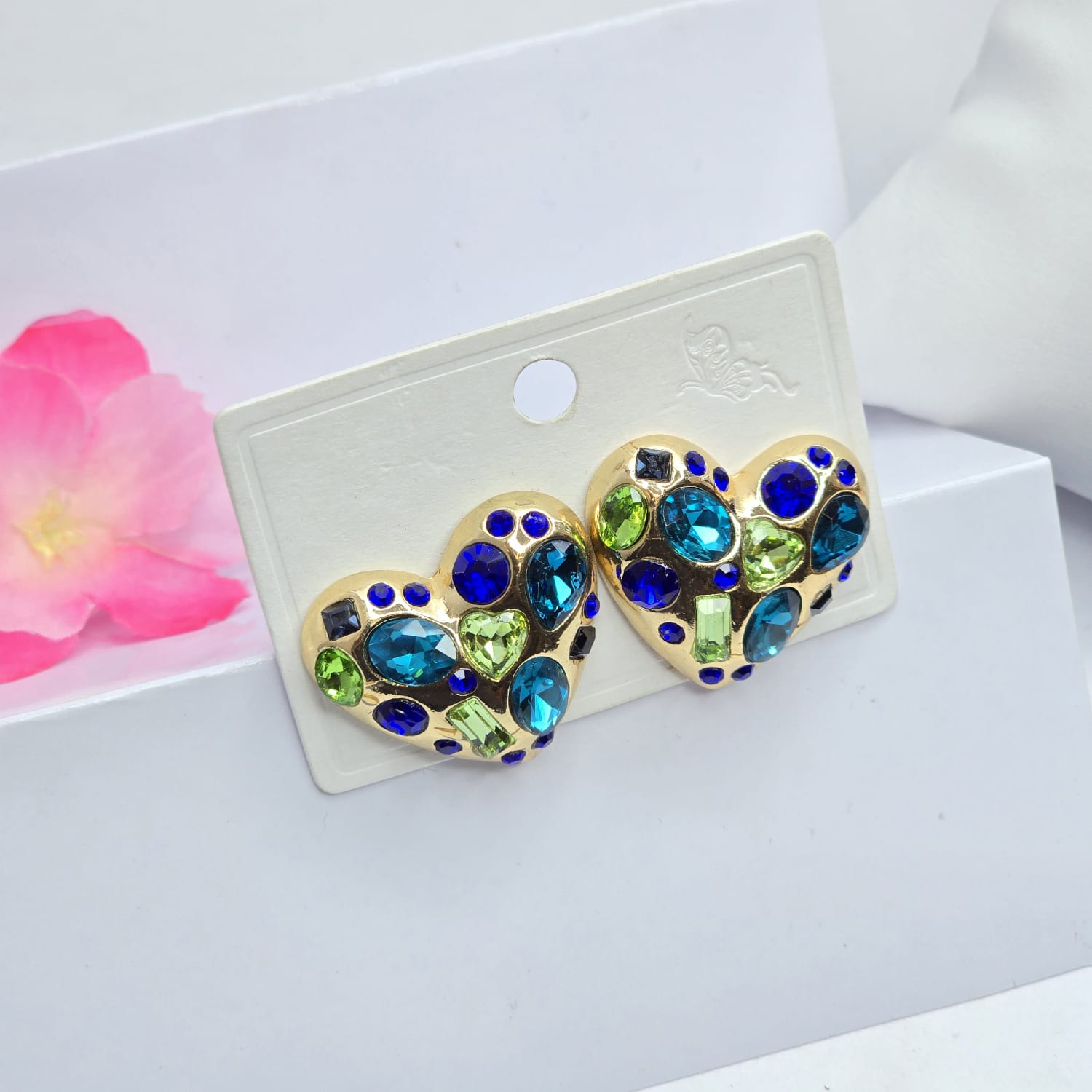 Rhinestone earrings
