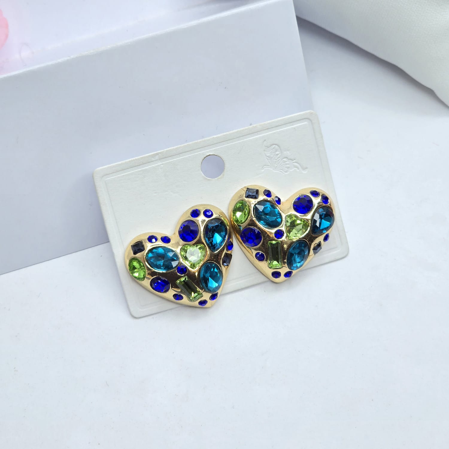 Rhinestone earrings