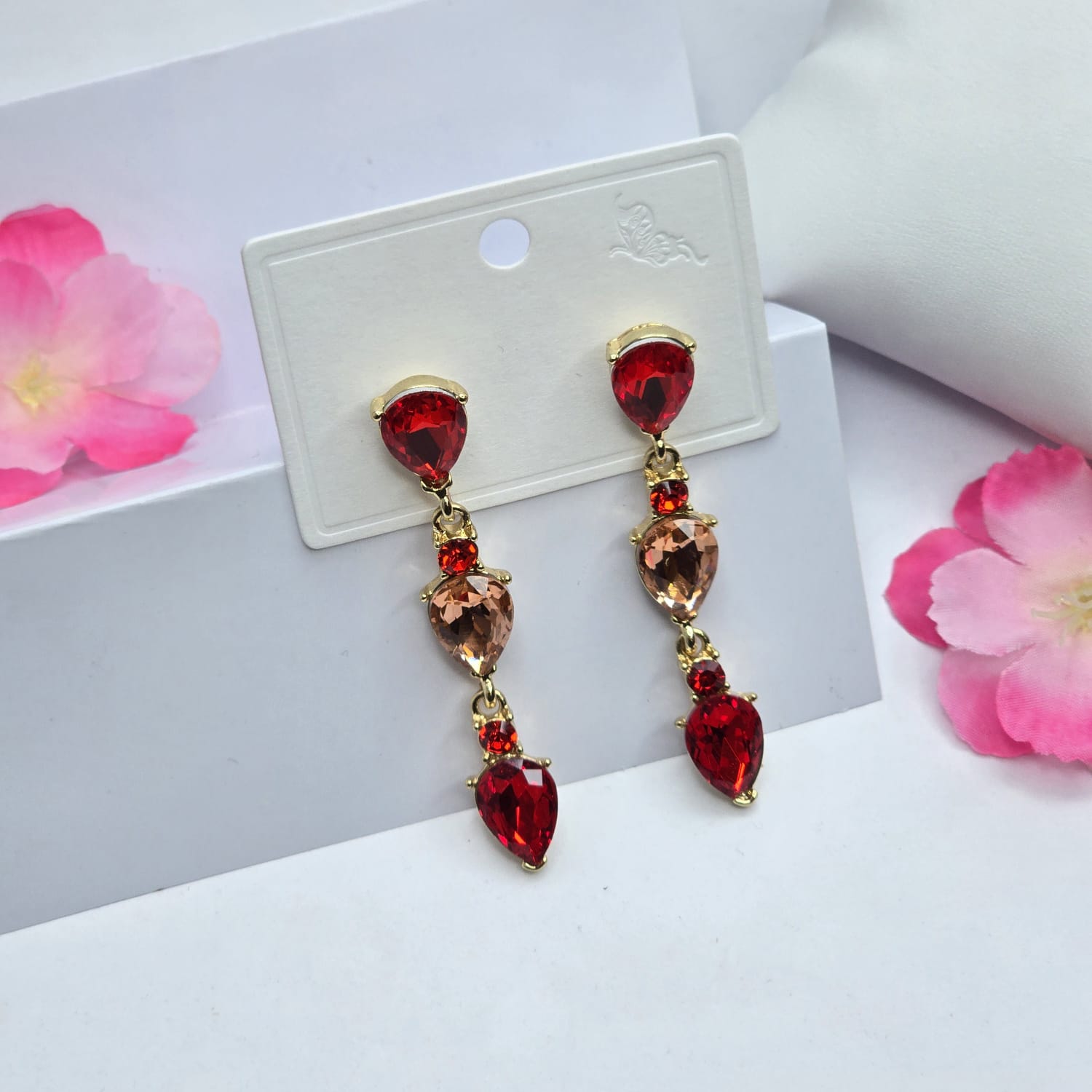 Rhinestone earrings