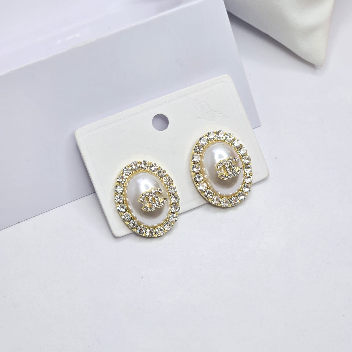 white Earrings
