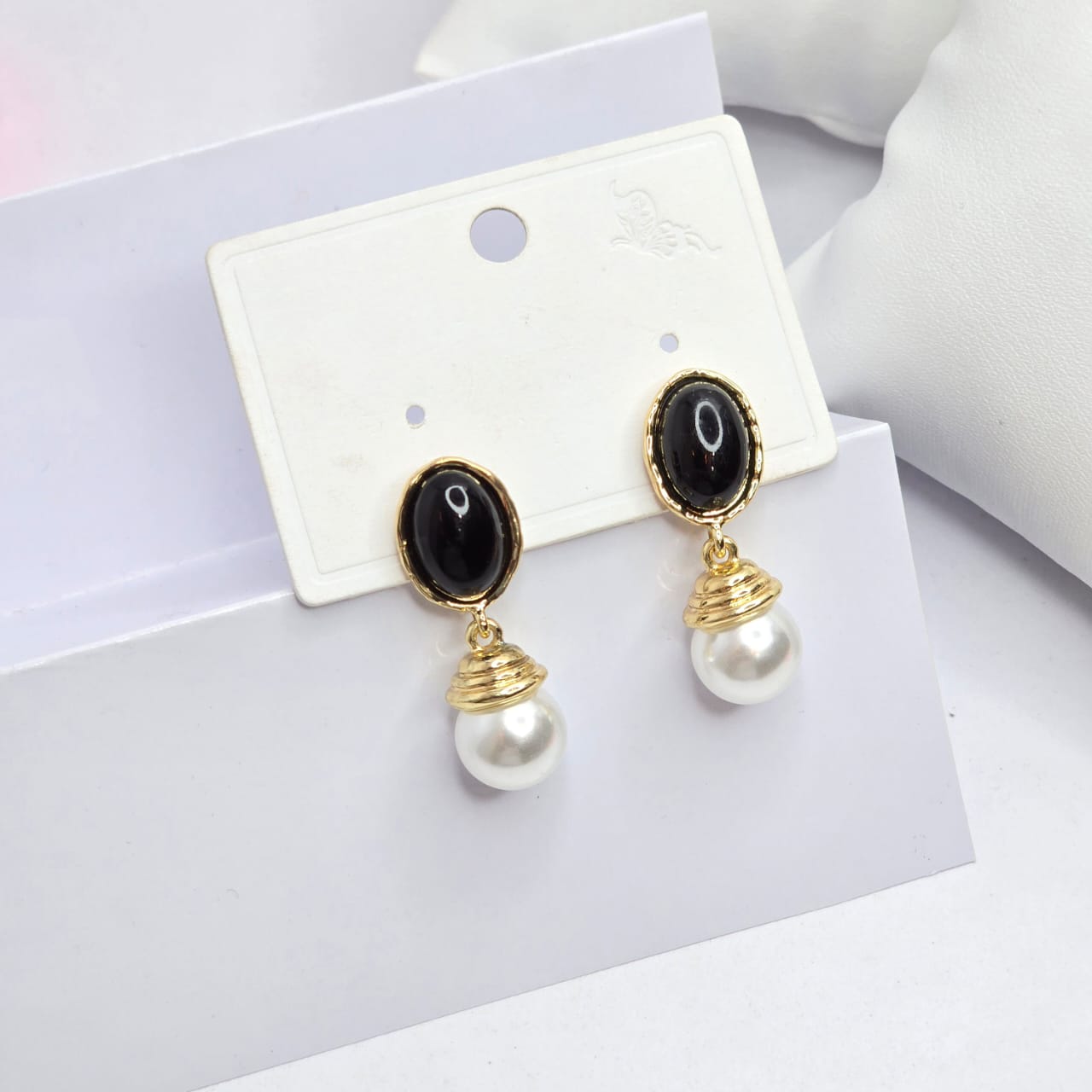 Pearl earrings