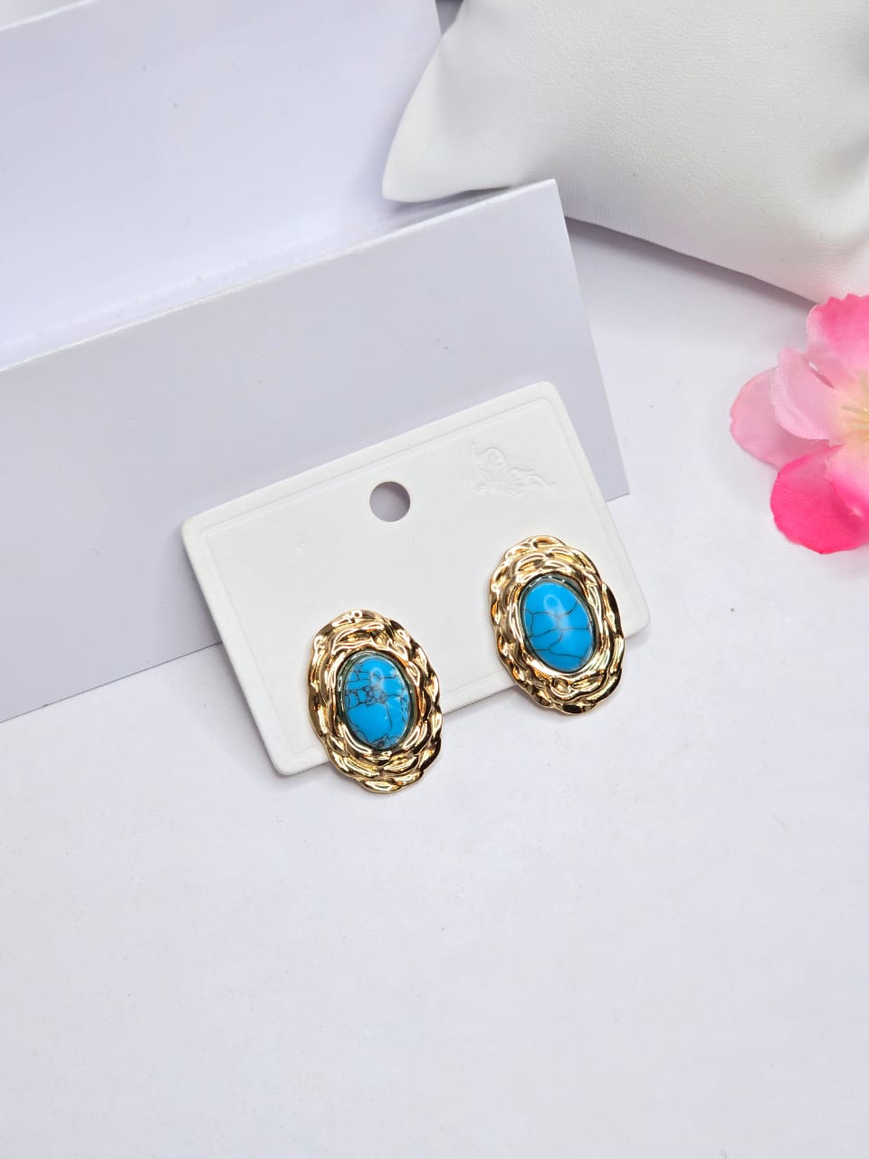 Blue earrings