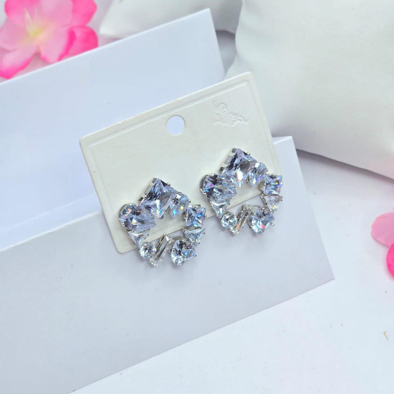 Rhinestone earrings