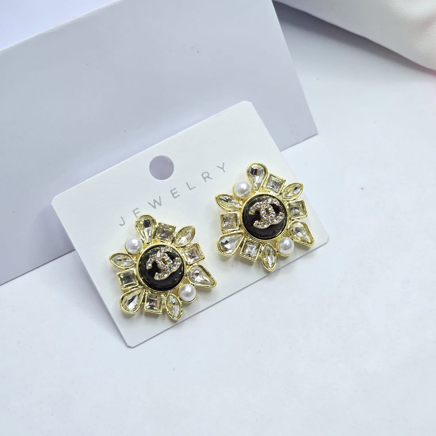 Rhinestone earrings