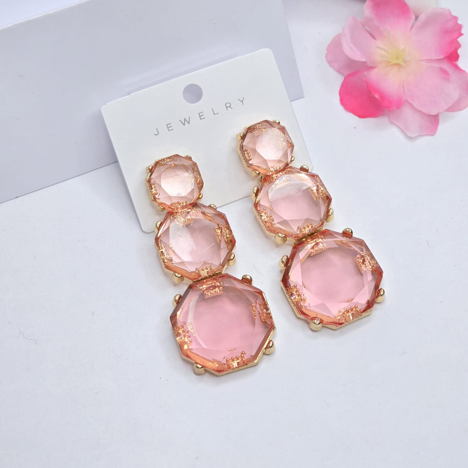 Rhinestone earrings