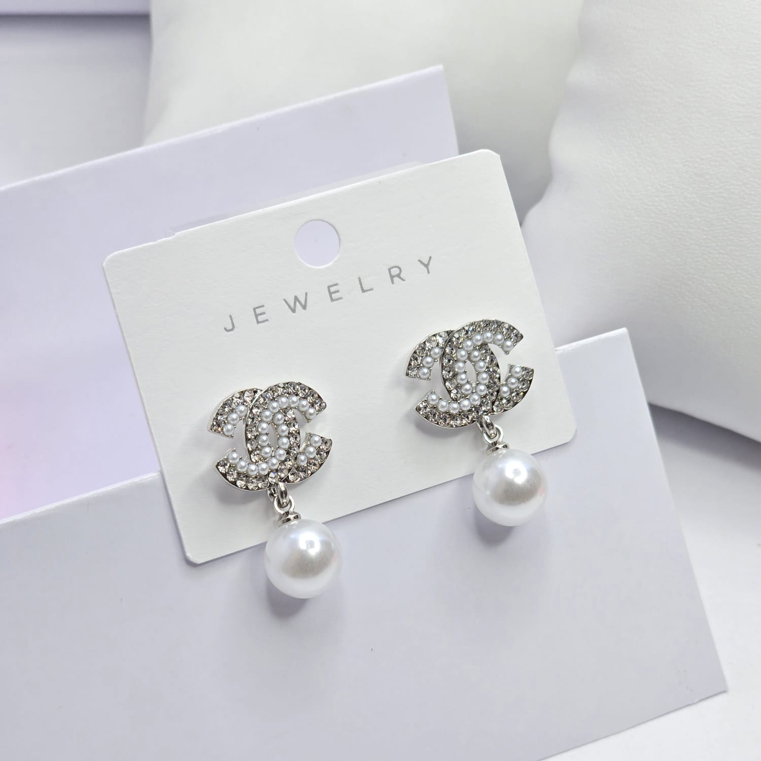 Pearl earrings