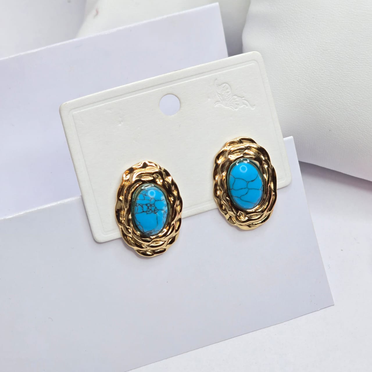 Blue earrings