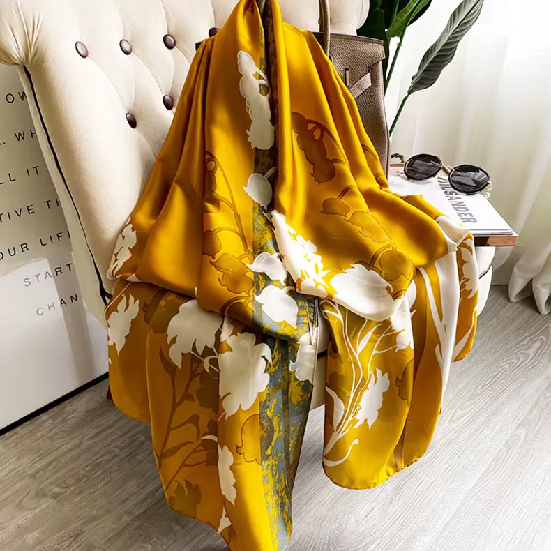 Large Silk Scarf 12