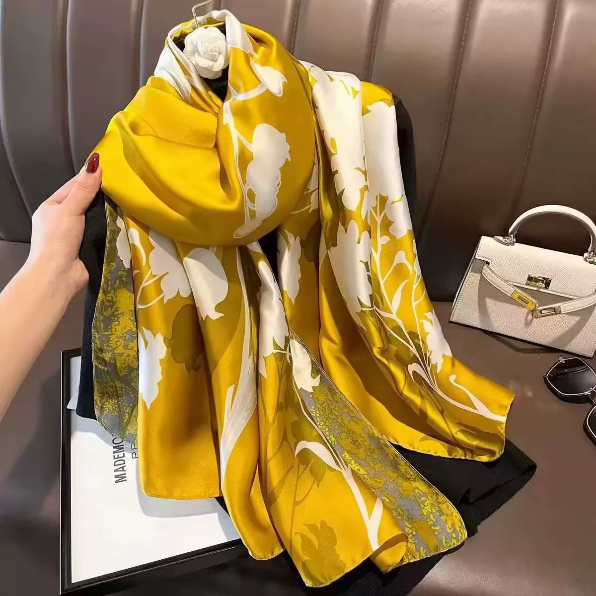 Large Silk Scarf 13