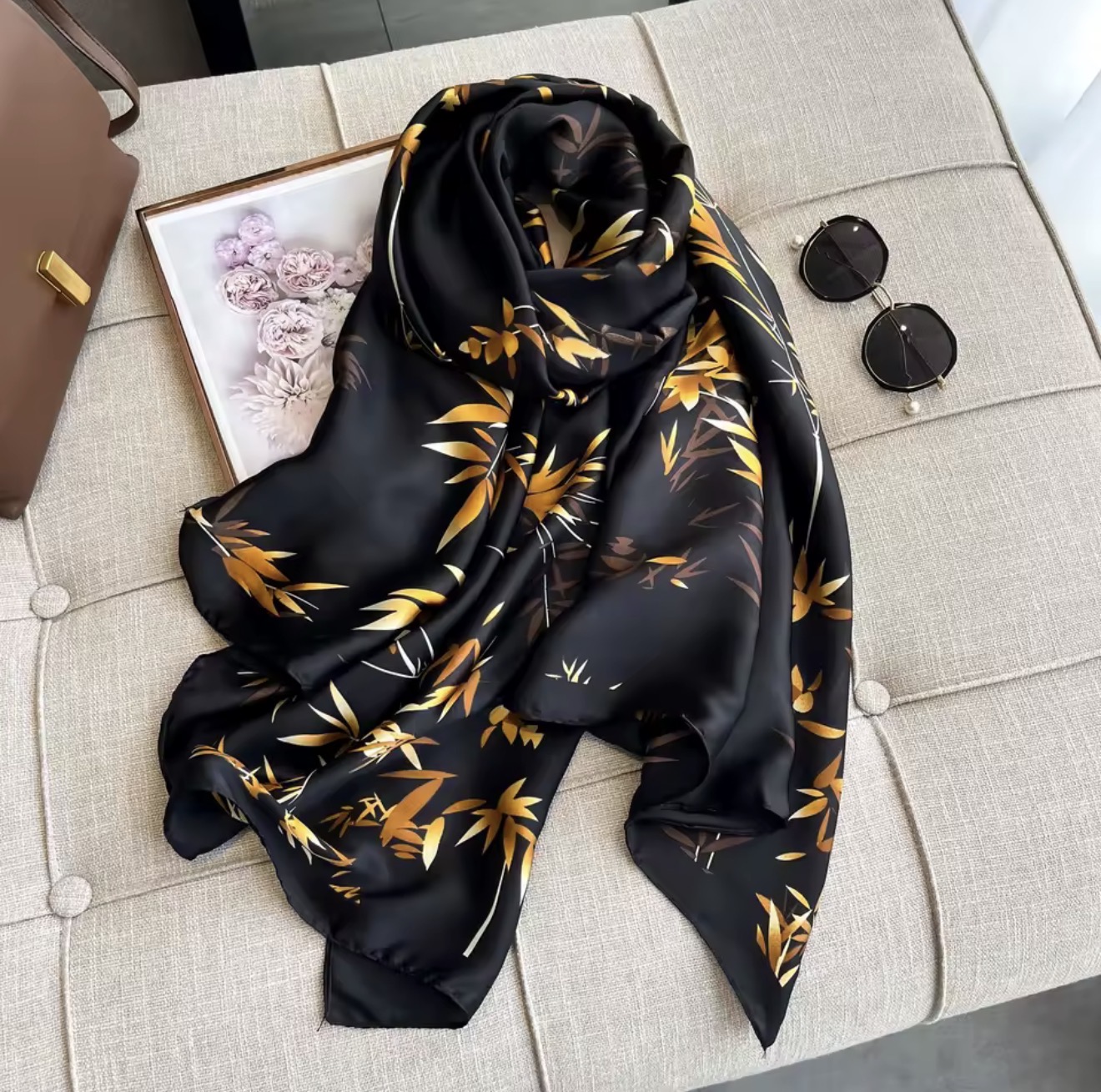 Silk headscarf