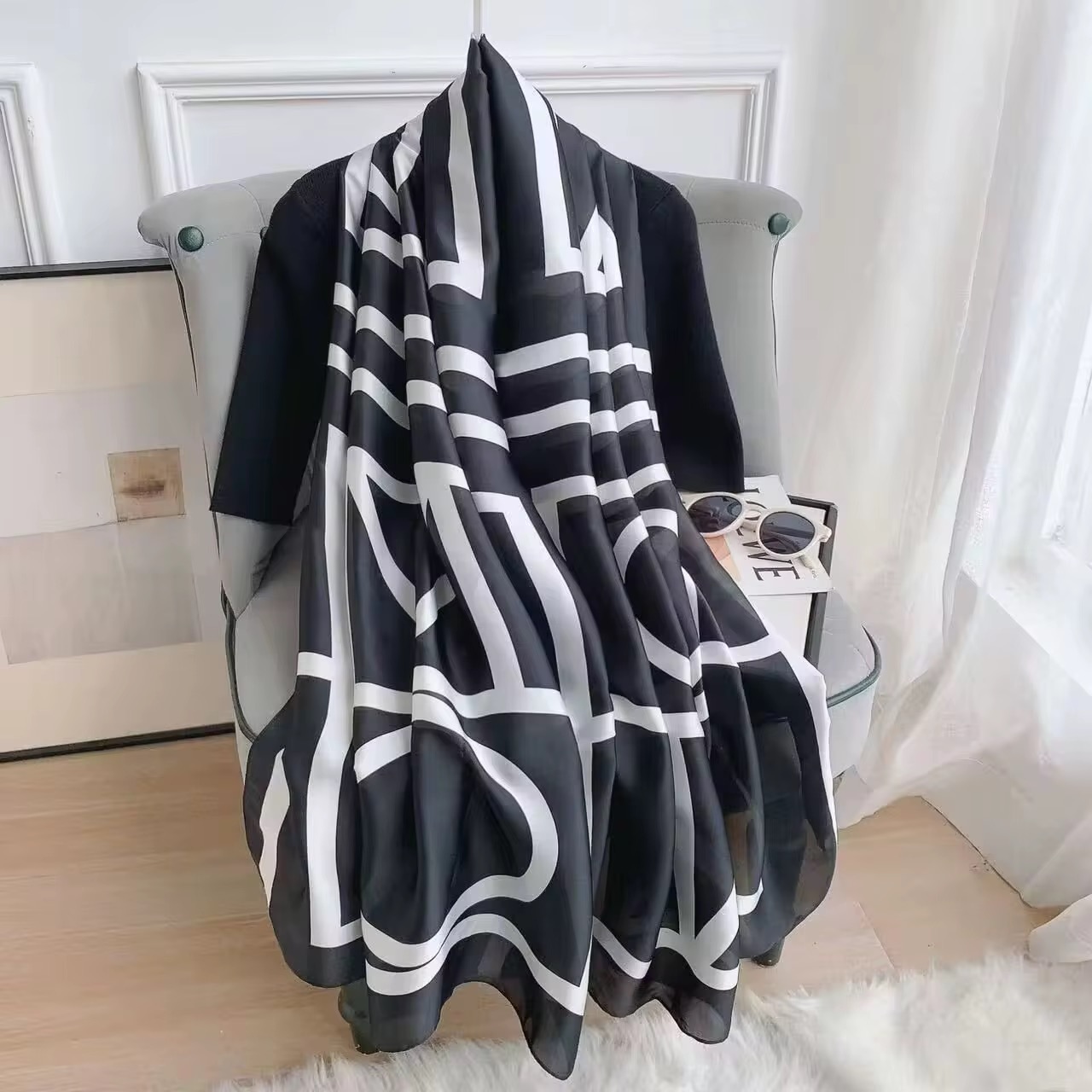 Large Silk Scarf 3