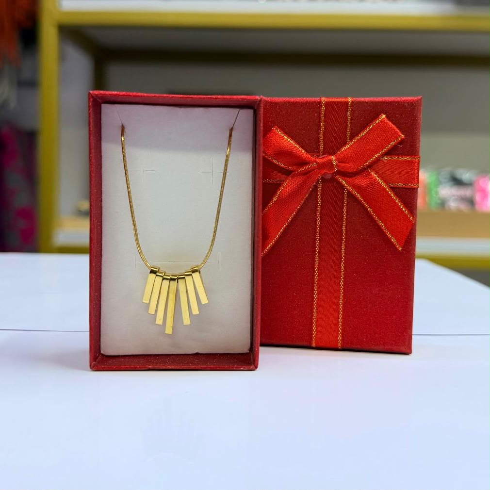 Gold necklace