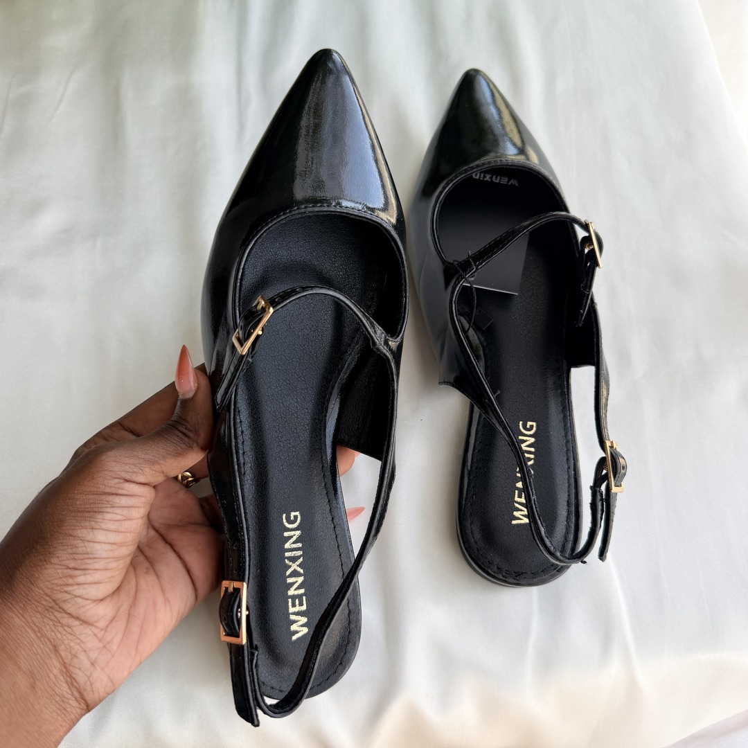 sling back flats