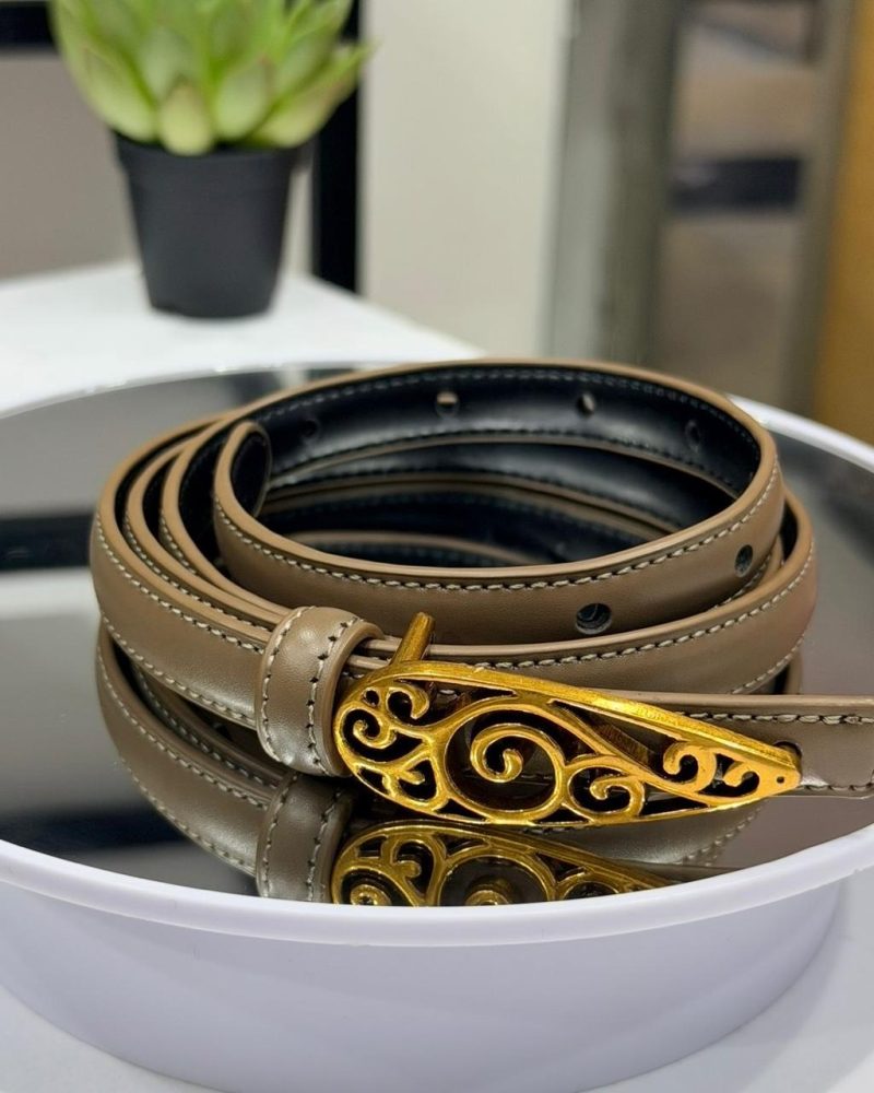Skinny fashion belt