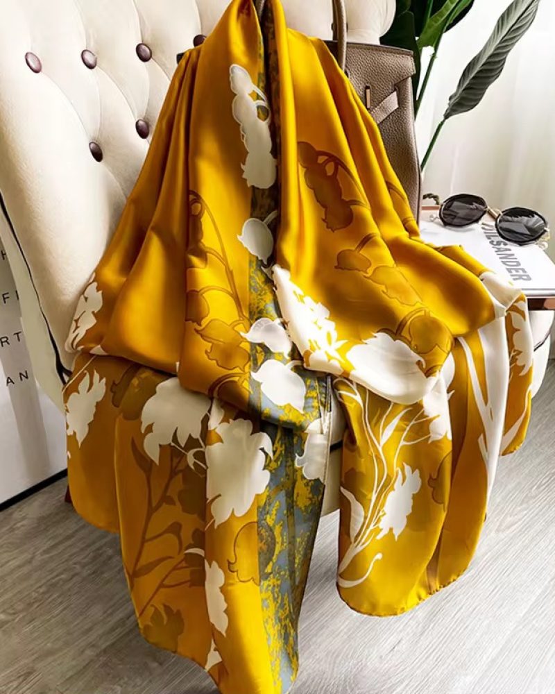 Large Silk Scarf 12
