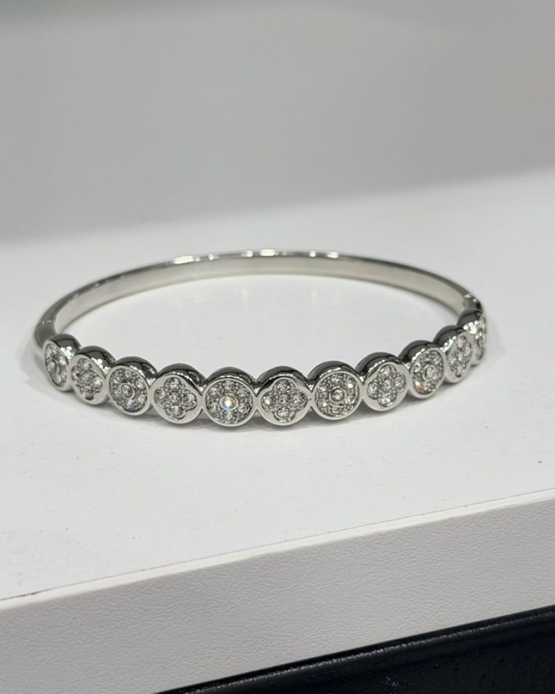 Silver Slim Bangle