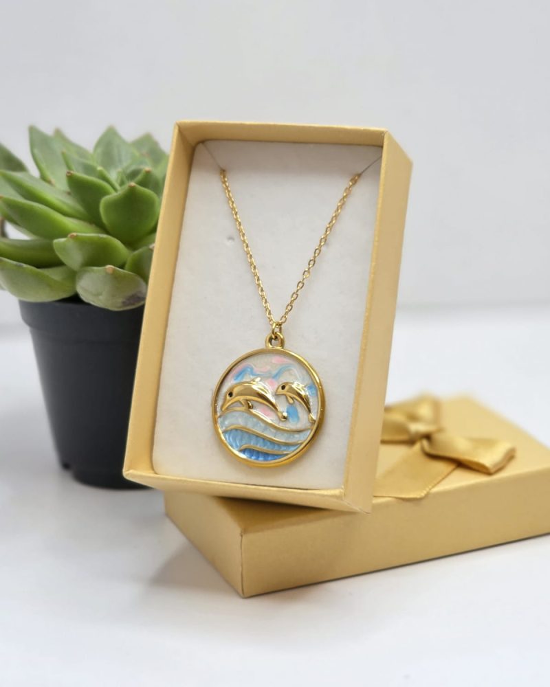 Gold necklaces