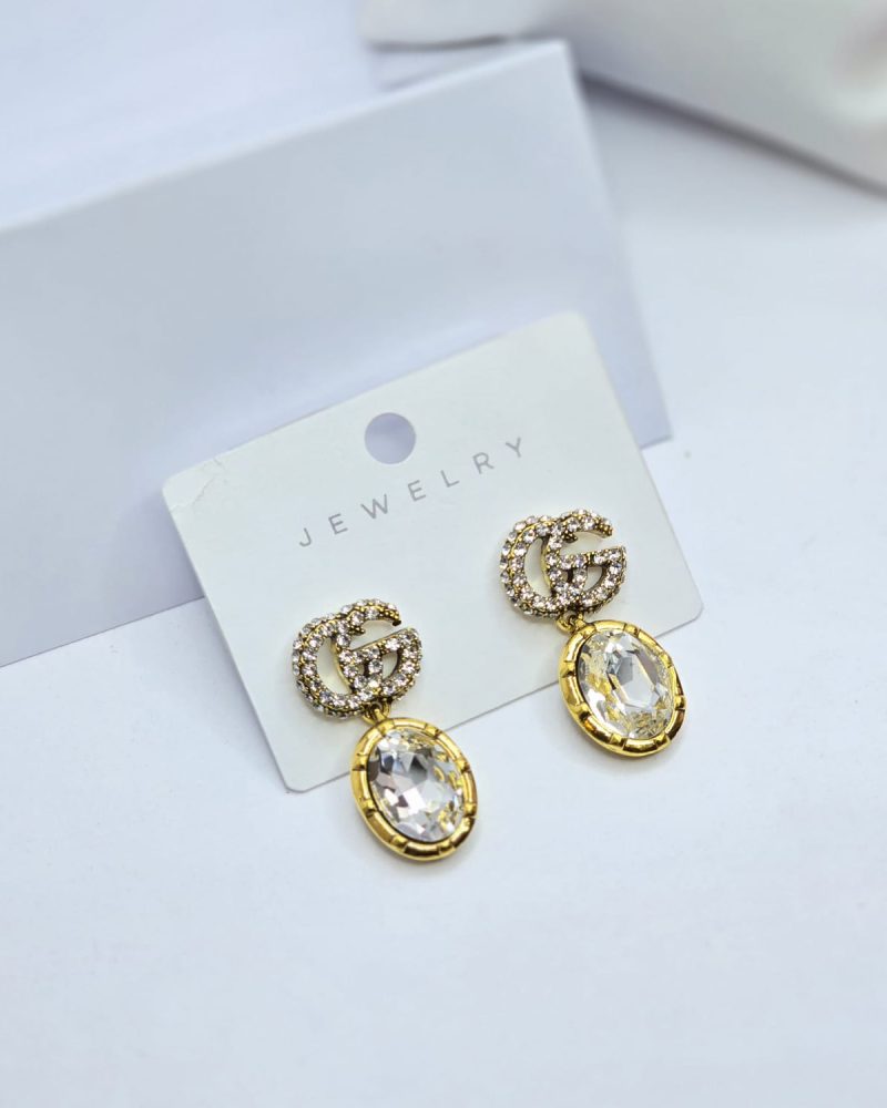 Rhinestone earrings