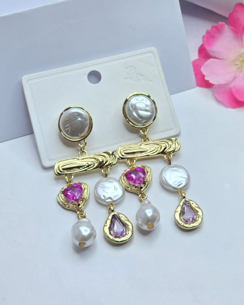 Rhinestone earrings