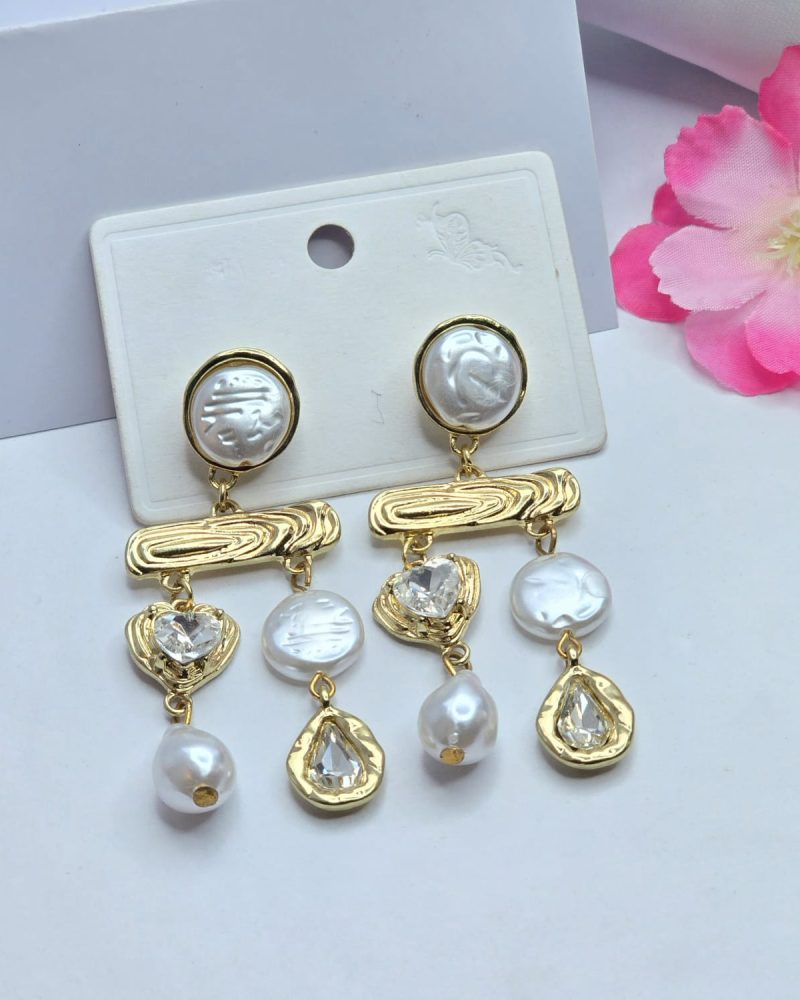 Rhinestone earrings