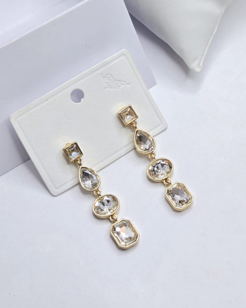Rhinestone earrings