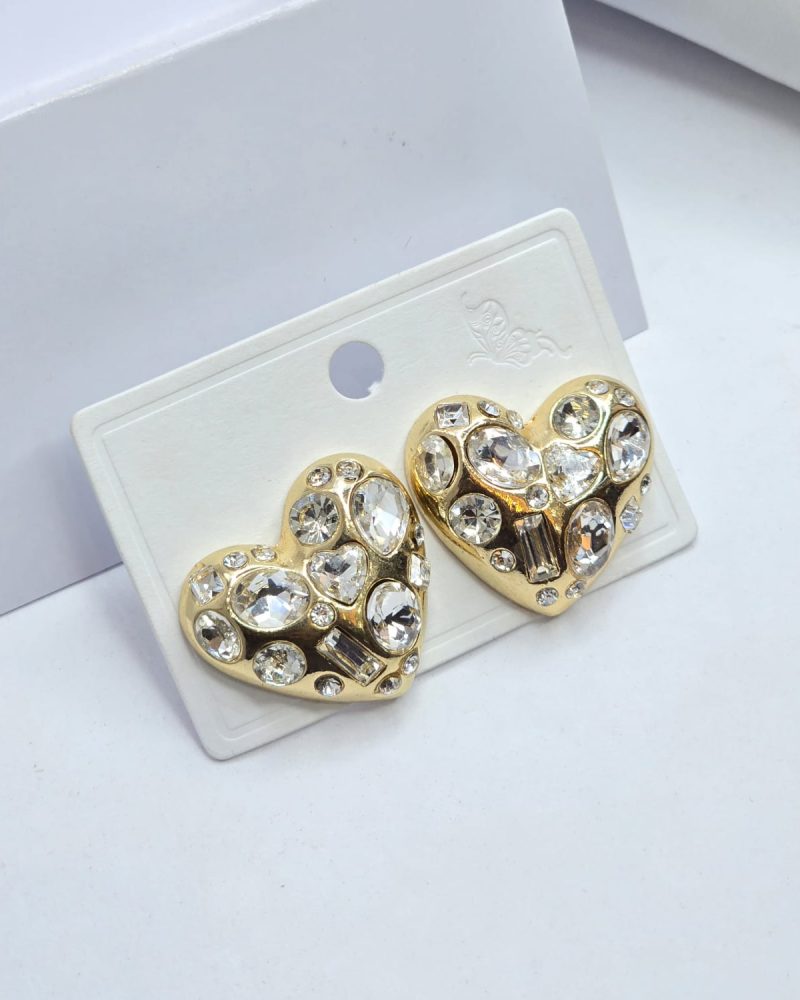 Rhinestone earrings