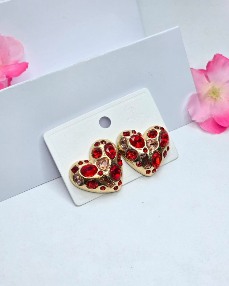 Rhinestone earrings