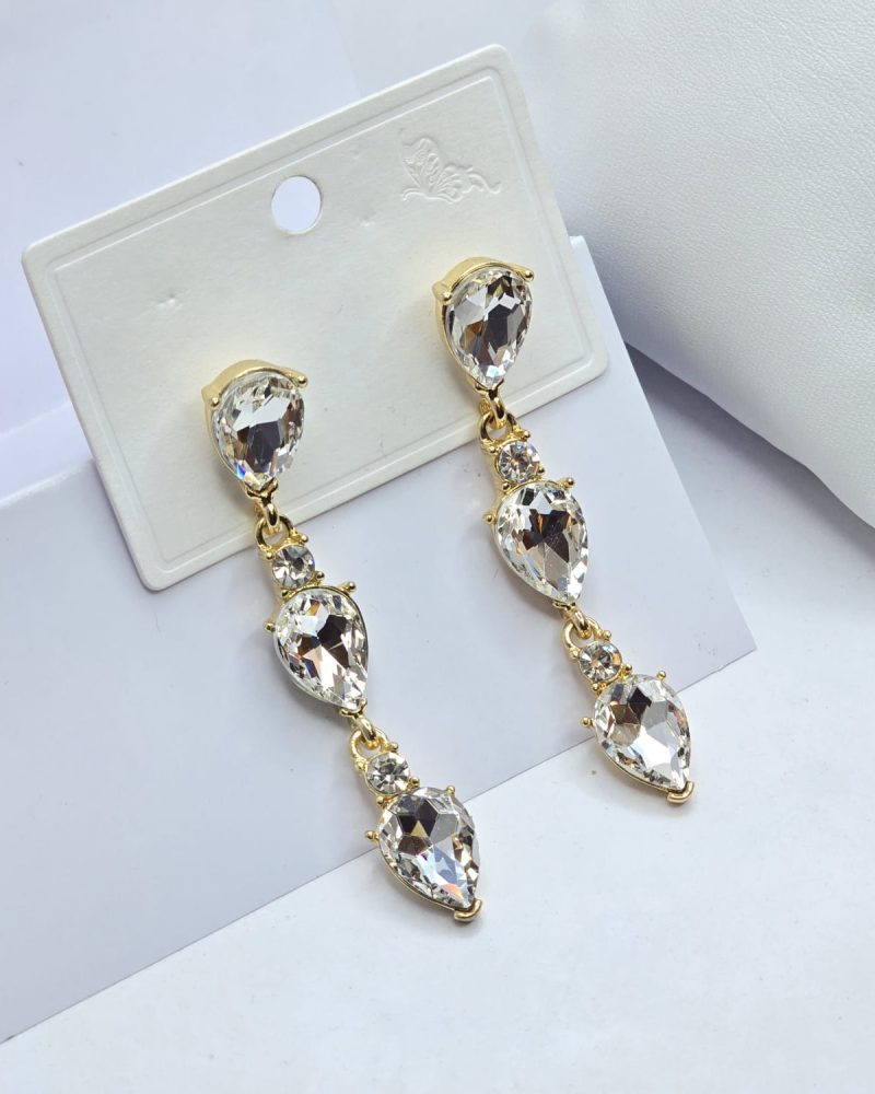 Rhinestone earrings