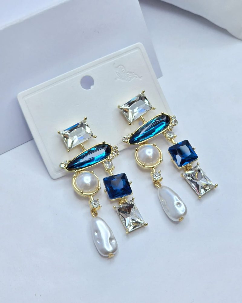 Rhinestone earrings