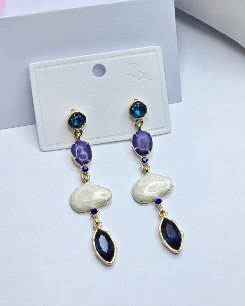 Rhinestone earrings