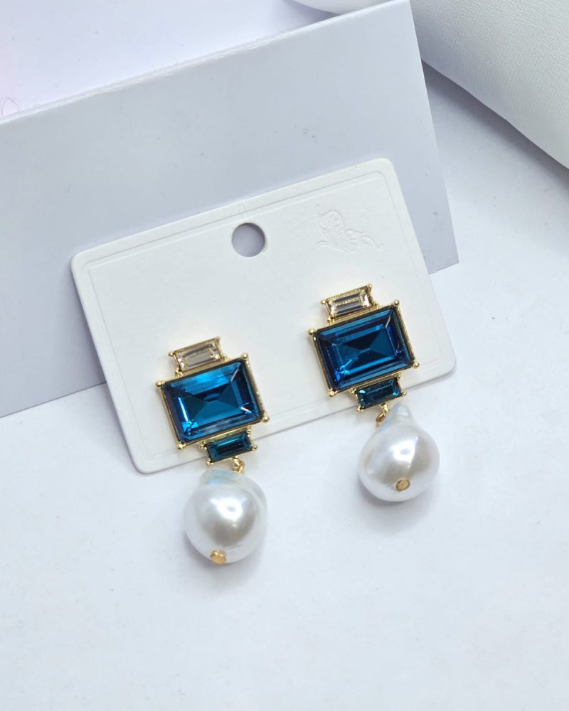 Rhinestone earrings