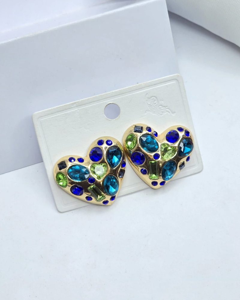 Rhinestone earrings