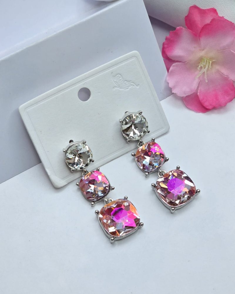 Rhinestone earring