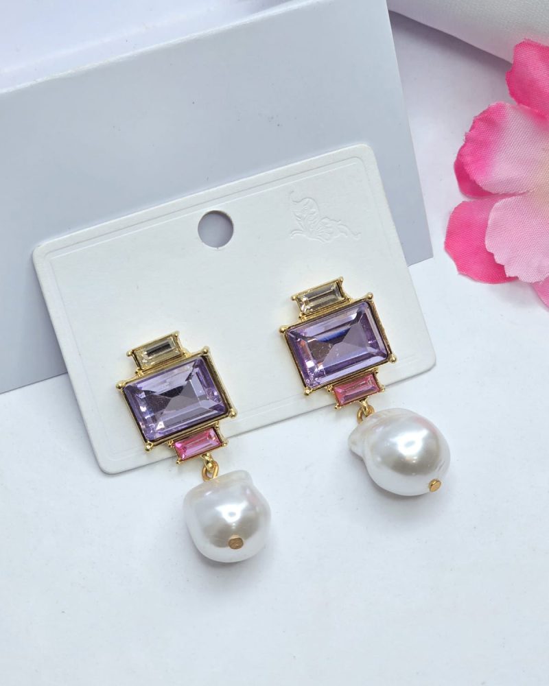 Rhinestone earrings