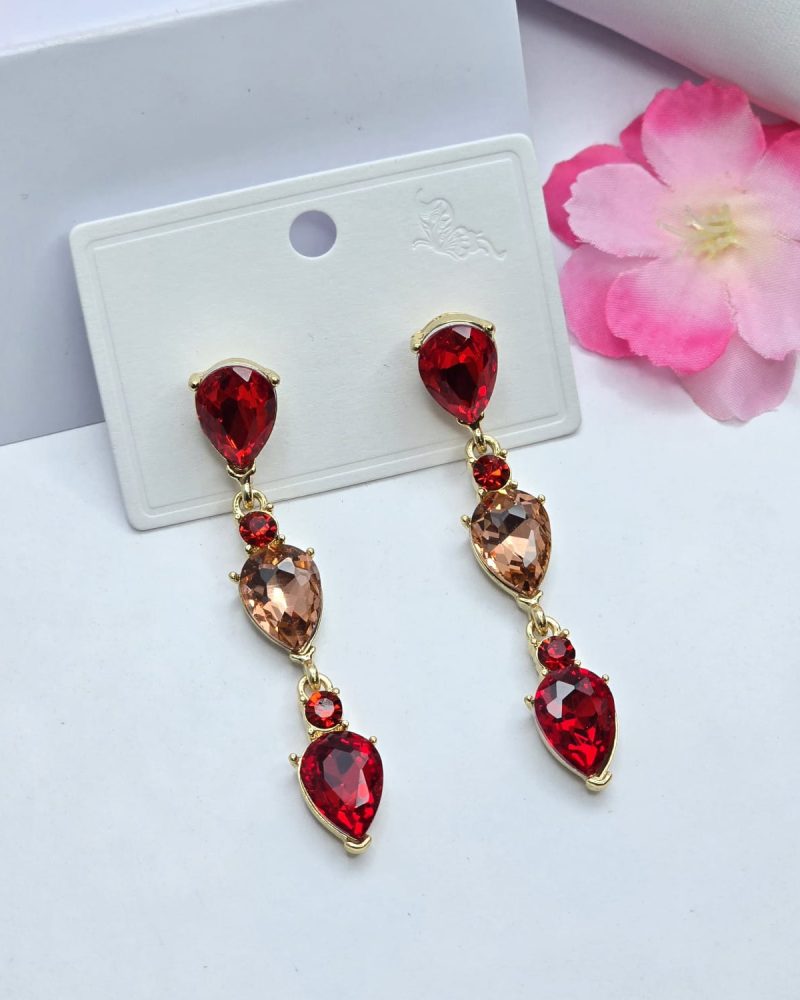 Rhinestone earrings