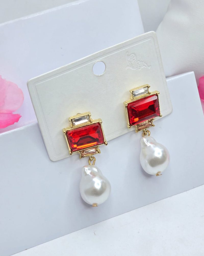 Rhinestone earrings