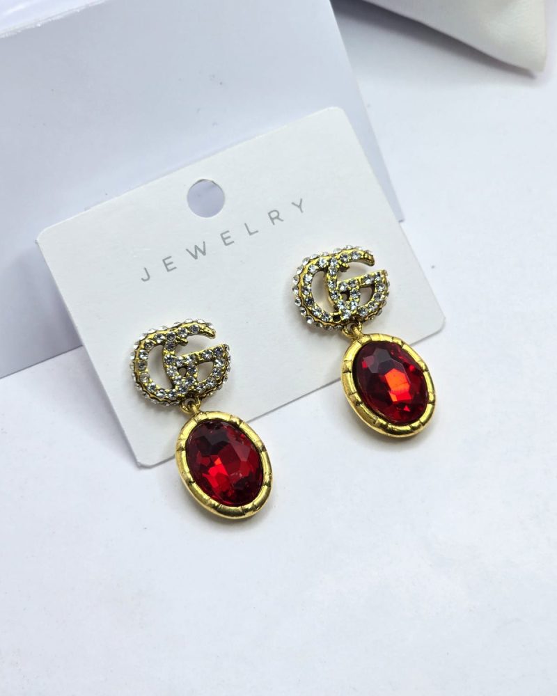 Rhinestone earrings